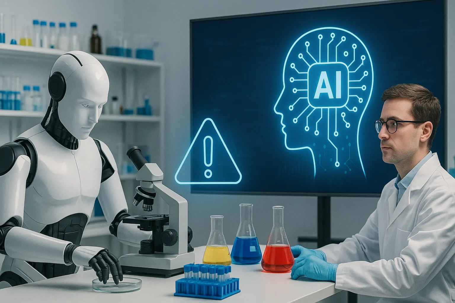 AI řízené přístroje v moderní laboratoři