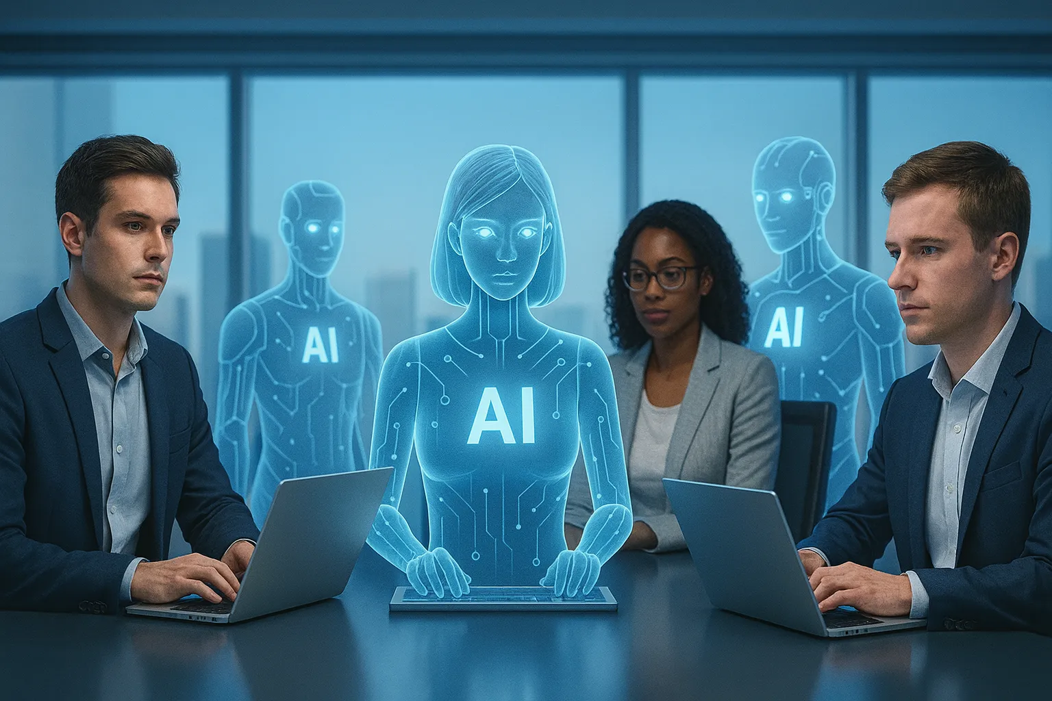 Virtuální AI zaměstnanci v akci